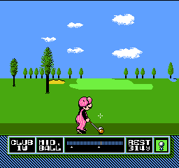 NES Open Tournament Golf (USA) In game screenshot
